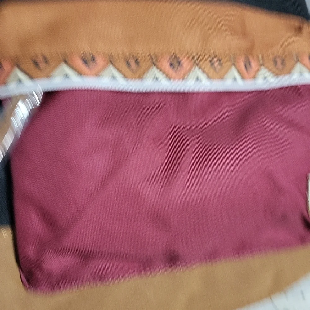 Sun + Stone Black Brown Backpack‎ Bag Adjustable Southwest New Inside Pockets